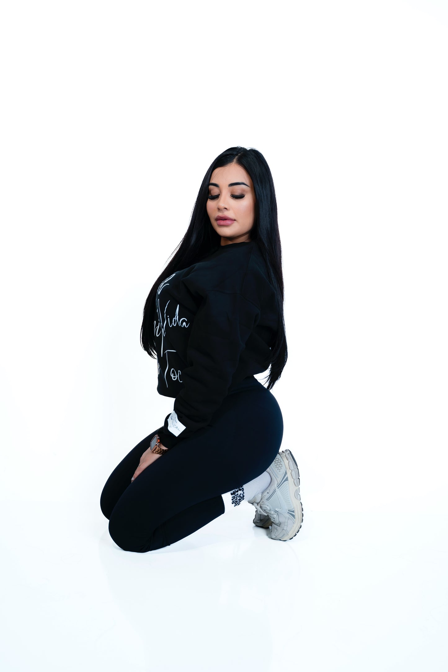 "QBVMT" Blackout Bliss Crewneck