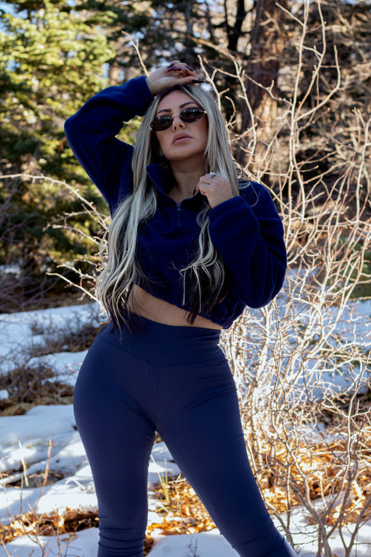 Cozy TEDDY Blue 3-Piece Set