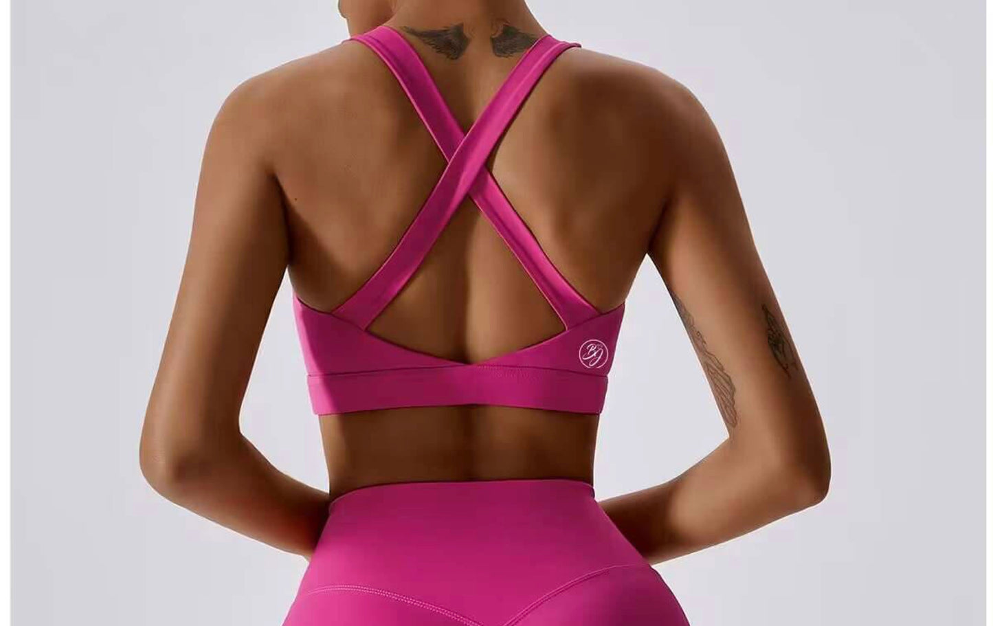 Hot Pink Sports Bra