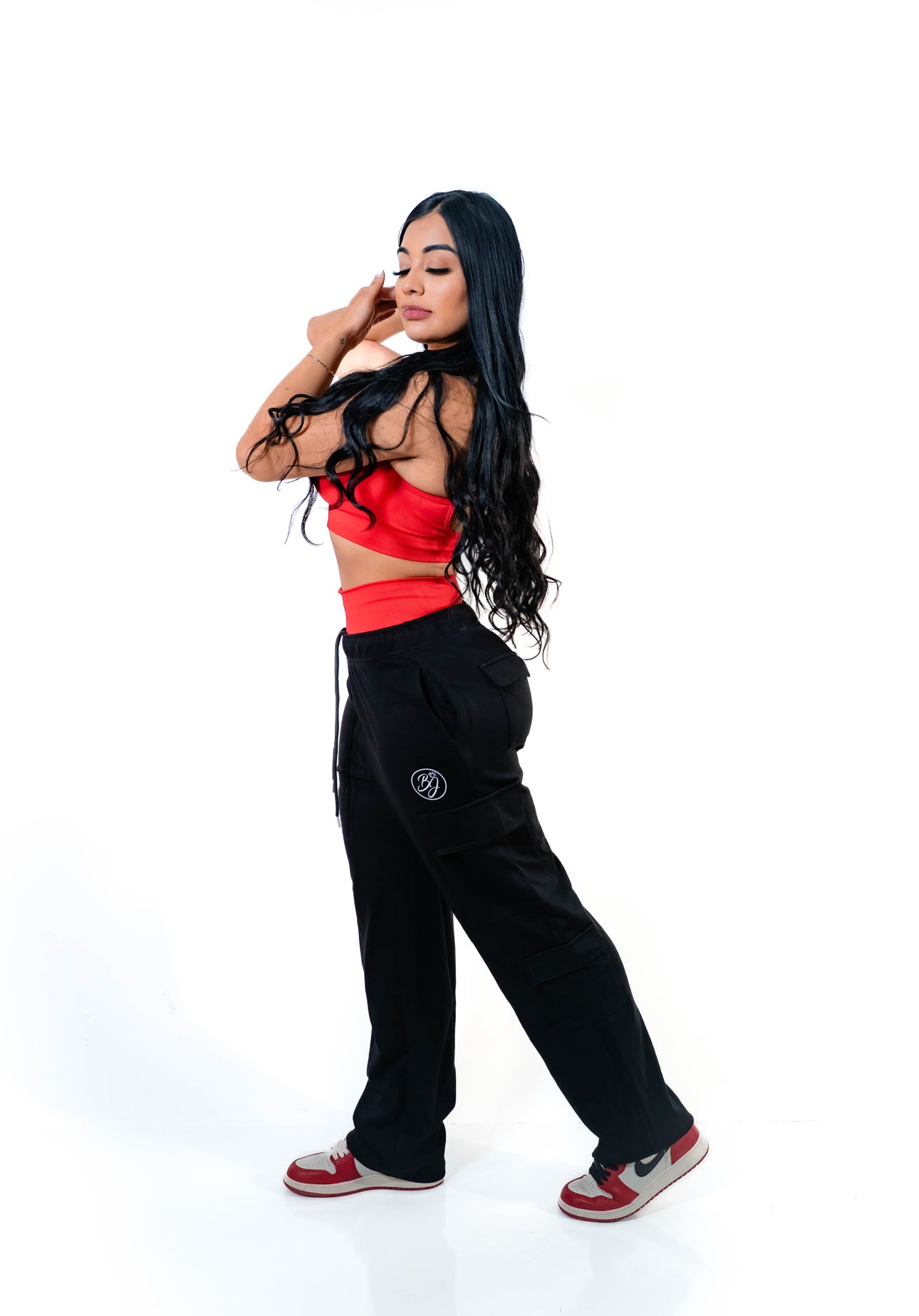 Pump Cover-Up Black Joggers