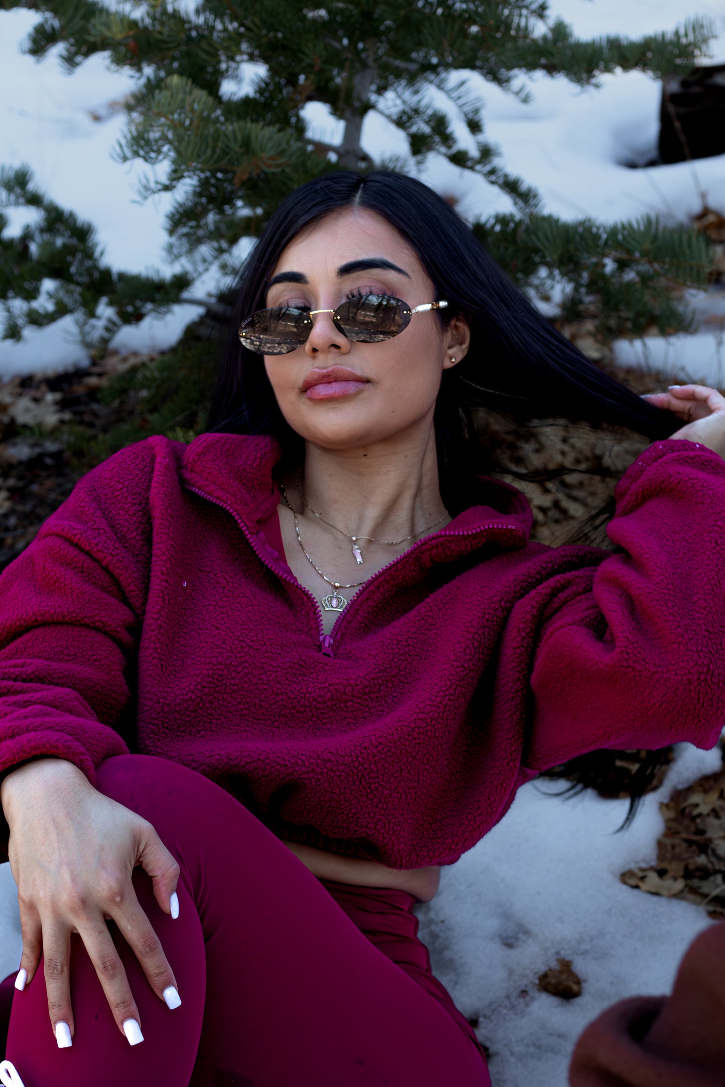 Cozy TEDDY Ruby Red 3-Piece Set