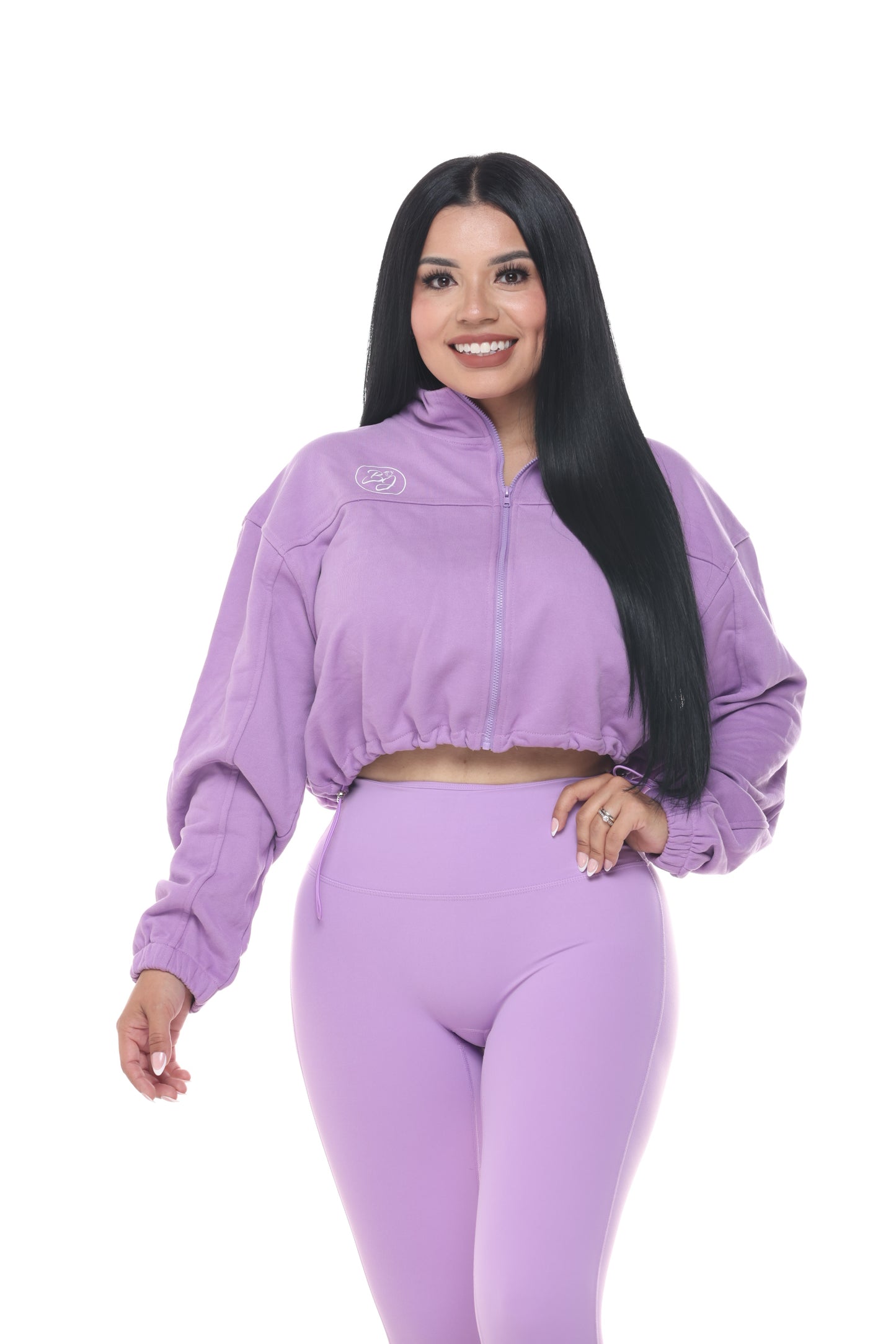 Lavender Bomber Jacket