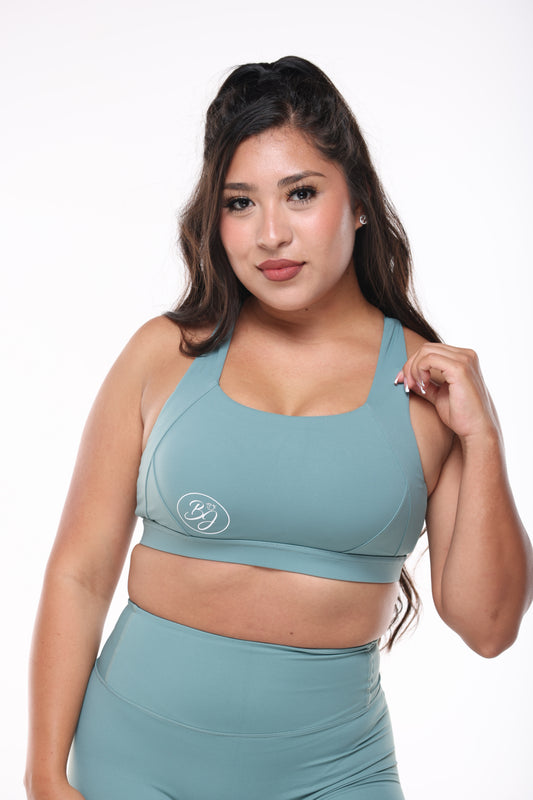 Sage Green Sports Bra